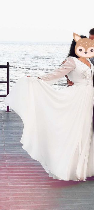 Suknia ślubna plus size 42/44
