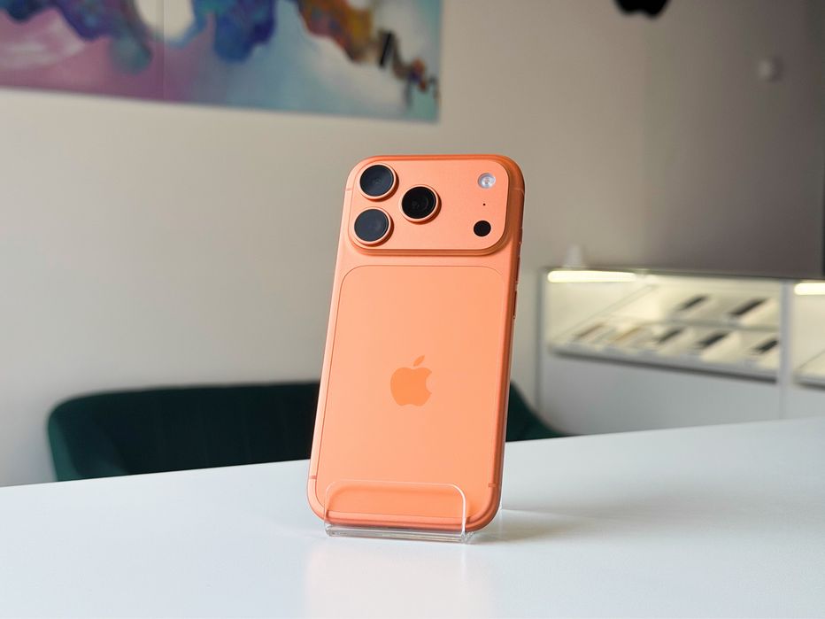 iPhone 17 Pro 256 GB Pomaranczowy Jak Nowy 100% baterii Sklep Gwarancja Producenta