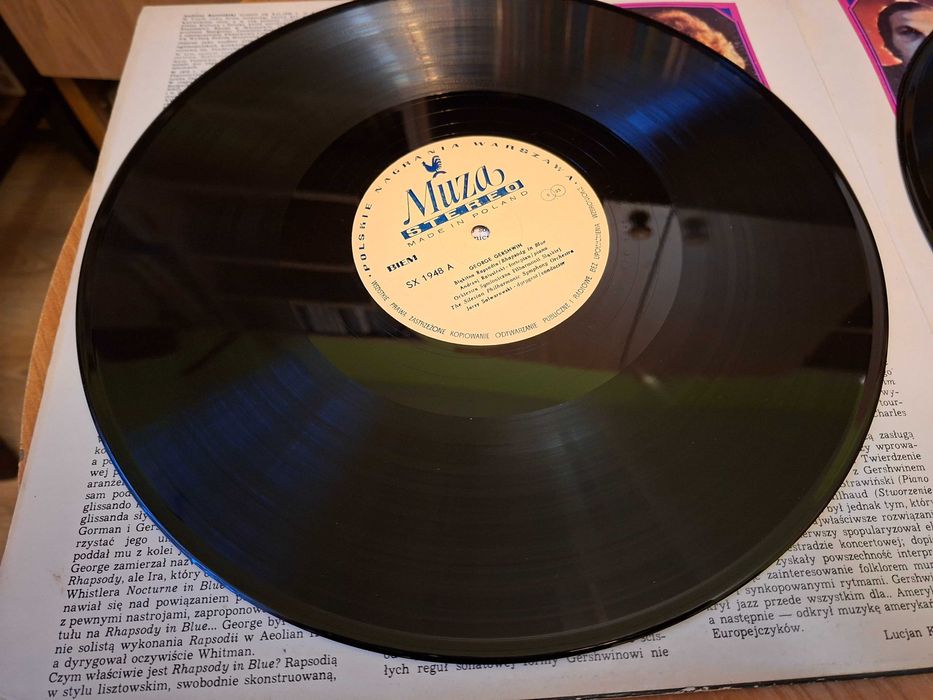 płyta winylowa George Gershwin stan VG+/EX klasyka 2LP