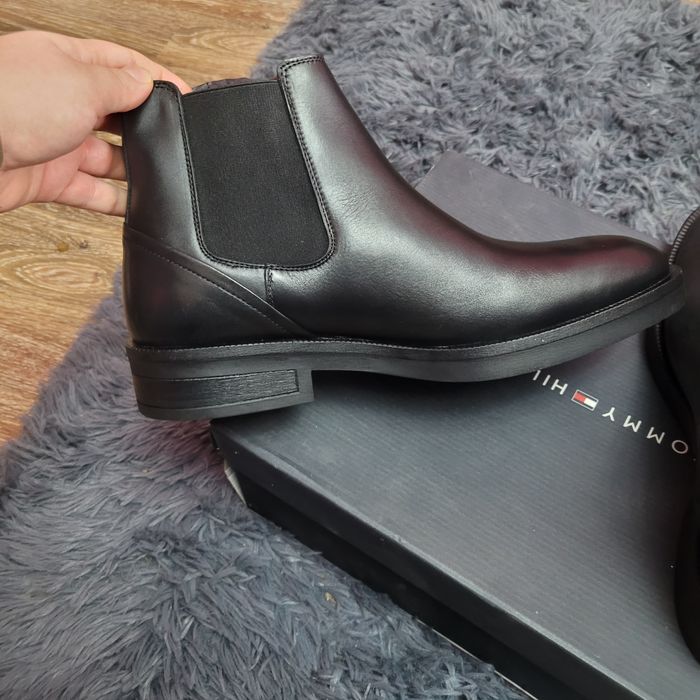 Sztyblety skórzane męskie Tommy Hilfiger