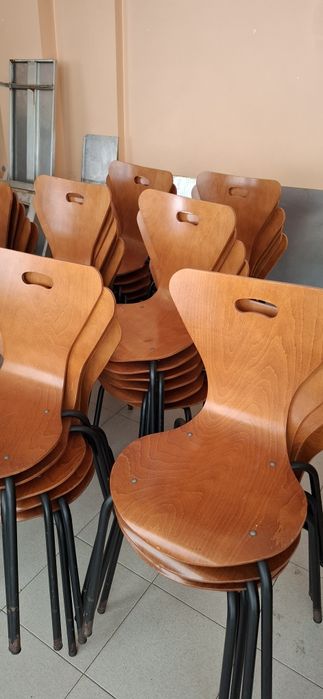 Mobiliario café Mesas e cadeiras como Novo
