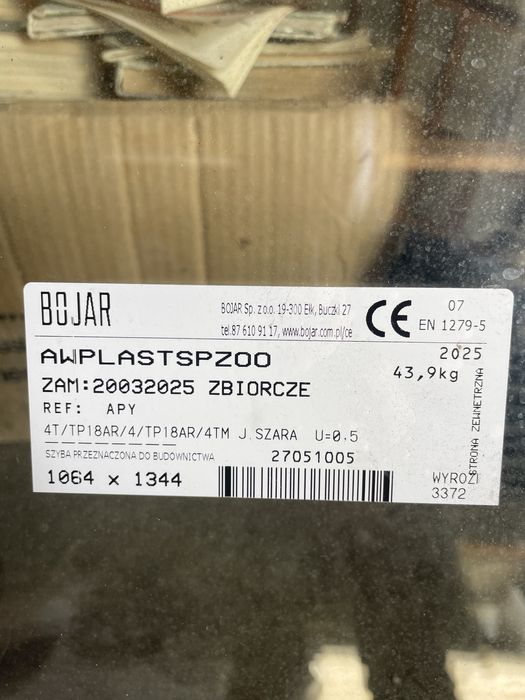 Okno pcv 1064 x 1344 okno fix