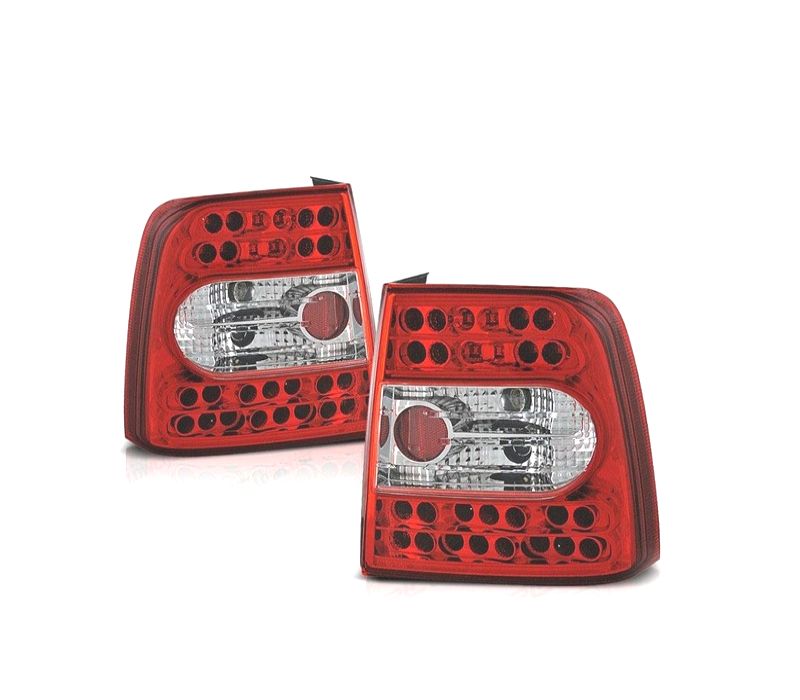 FAROLINS TRASEIROS LED VOLKSWAGEN VW PASSAT 3B 96-00 VERMELHO