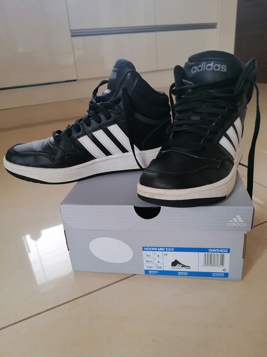 Sneakersy Adidas HOOPS MID 3.0 Czarny rozm. 36 2/3