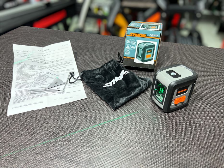 Лазерный уровень STHOR Зеленый луч