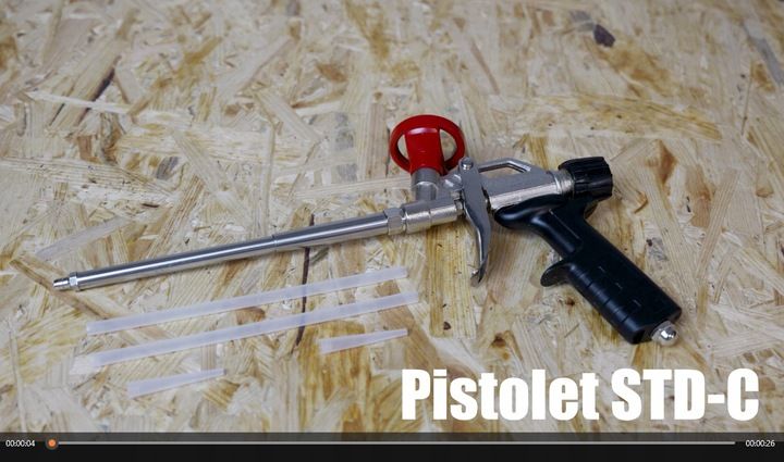 Pistolet Do Piany Pianki Kleju Solidny Stalowy