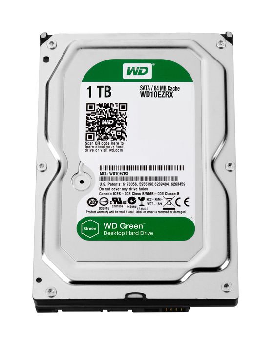 Dysk Twardy Western Digital Wd Green Caviar Green 1Tb Sata  Uszkodzony