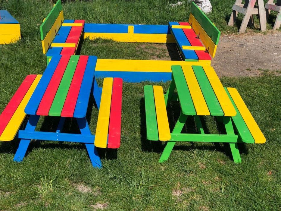 Пісочниця з кришкою - лавками, детская песочница !