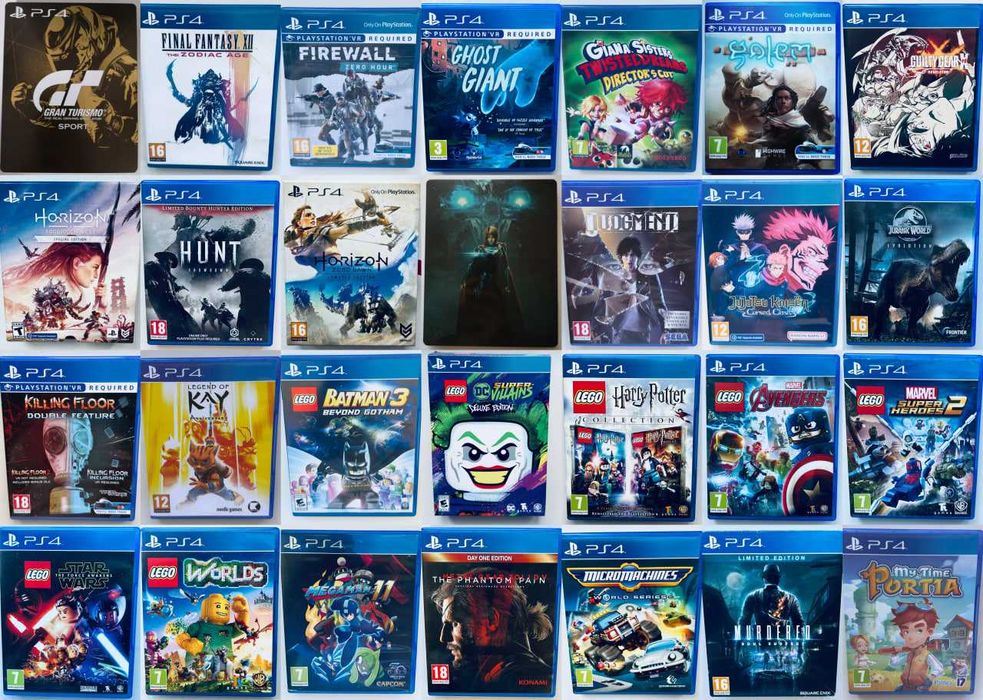 Диски Sony PlayStation 4