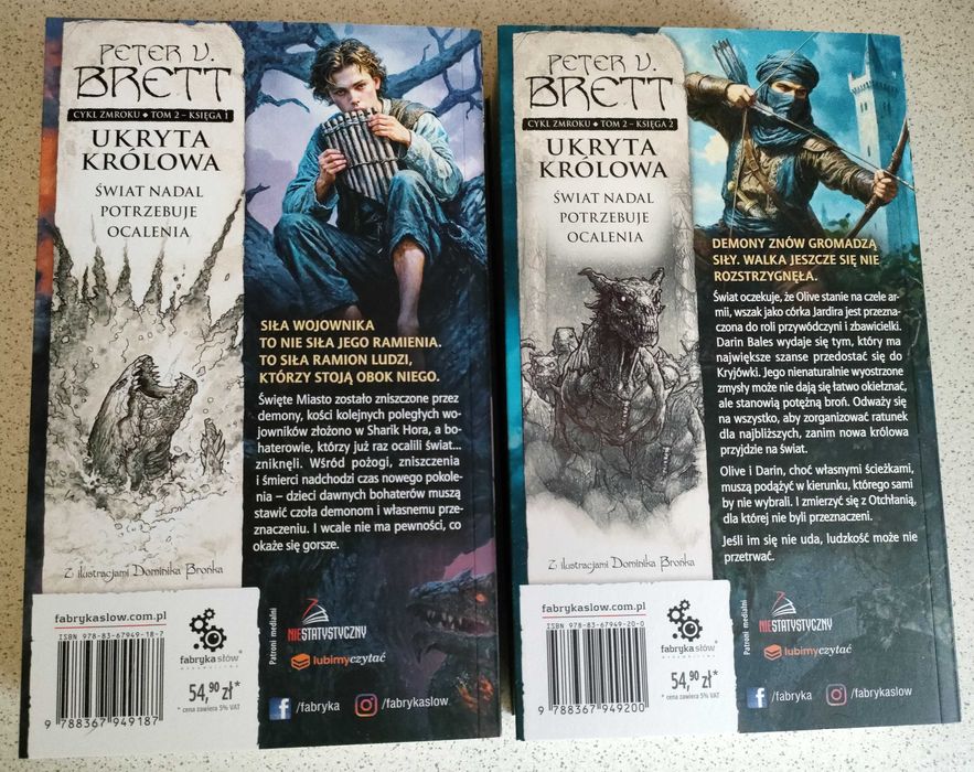 Ukryta królowa księga 1 i 2, Brett