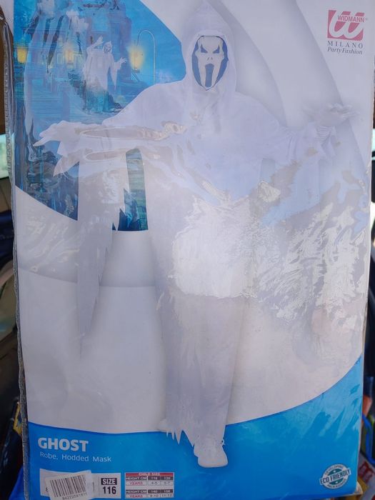 Fato de Halloween/Carnaval FANTASMA Criança (NOVO)