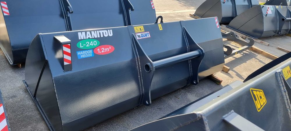 Łyżka merlo 1,2m3 240 cm manitou jcb matbro kramer claas dieci