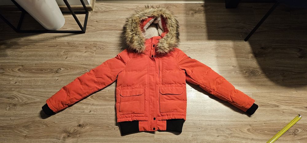 Superdry Everest kurtka zimowa damska rozmiar S wymiary na zdjęciach