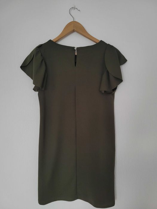 Krótka sukienka khaki