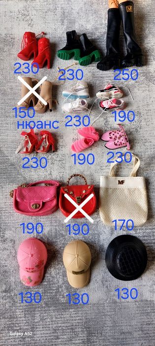 Нові кросівки  для Барбі. Взуття,  сумочка .Zuru mini brends.