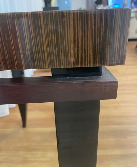 Mesa decorativa em madeira pau ferro