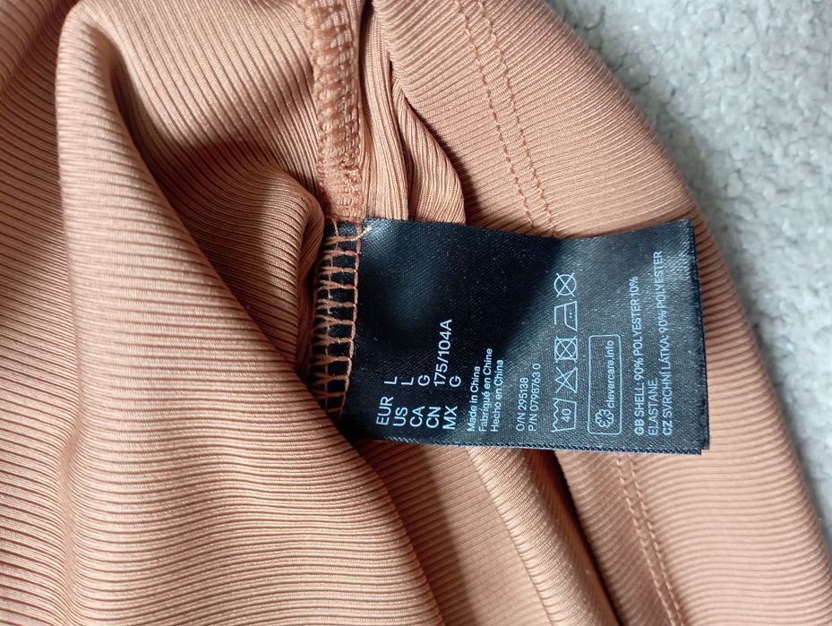 Golf damski brązowy