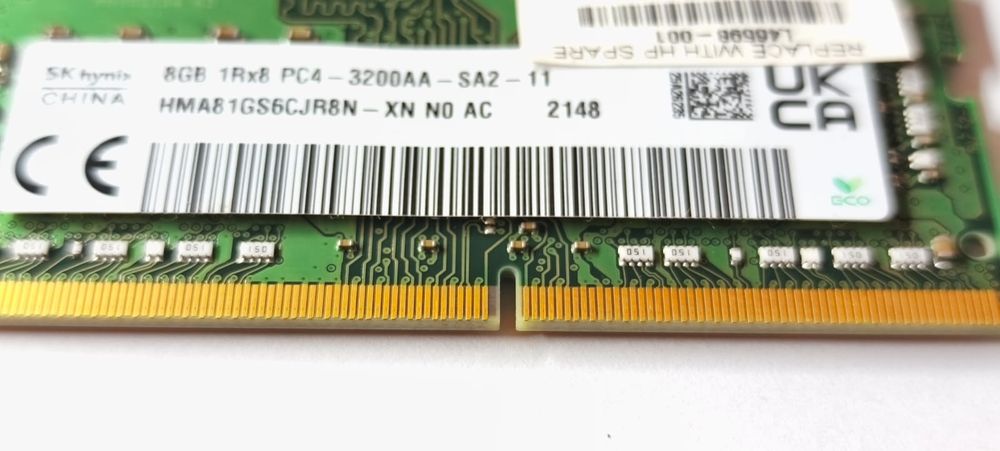 RAM 16GB 2x8gb DDR4 laptop