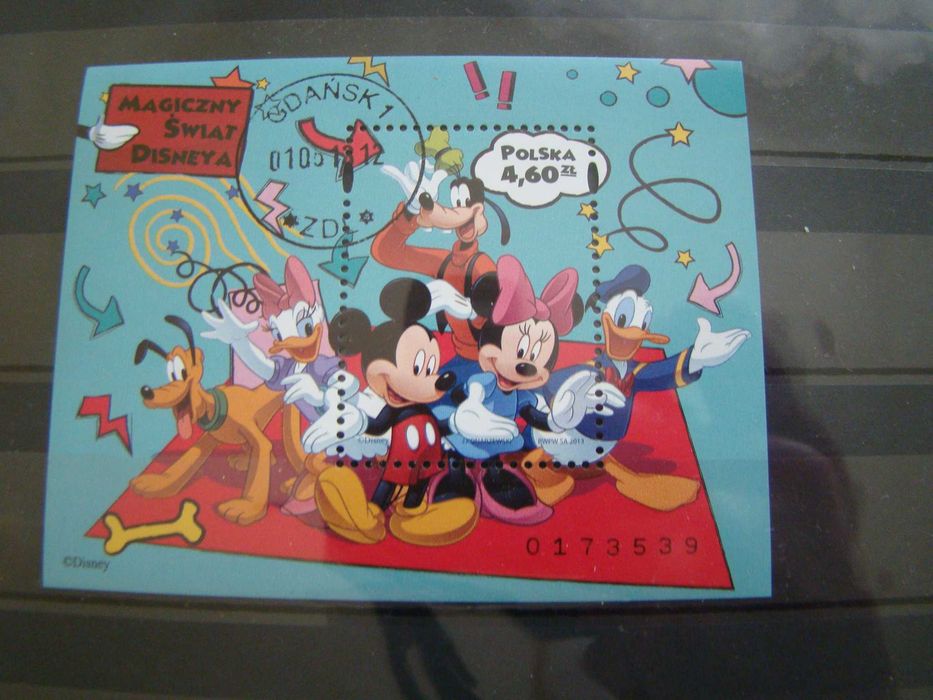 Znaczki Disneya - 2013 Polska Disney Magiczny Świat zestaw 4 bloczków