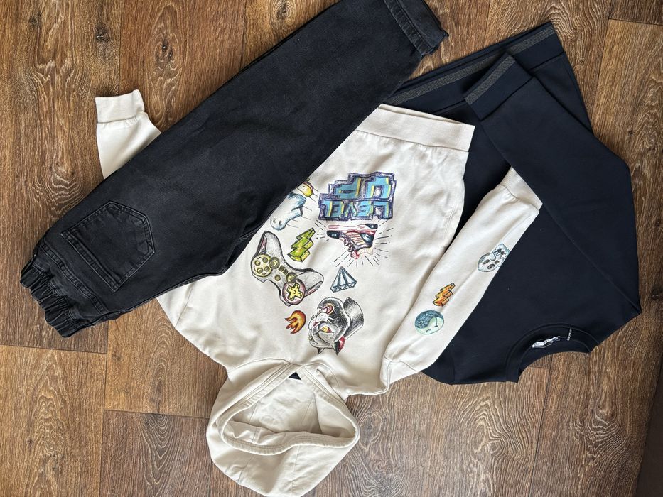 Набір речей для хлопчика / худі next/ джинси мом/ реглан