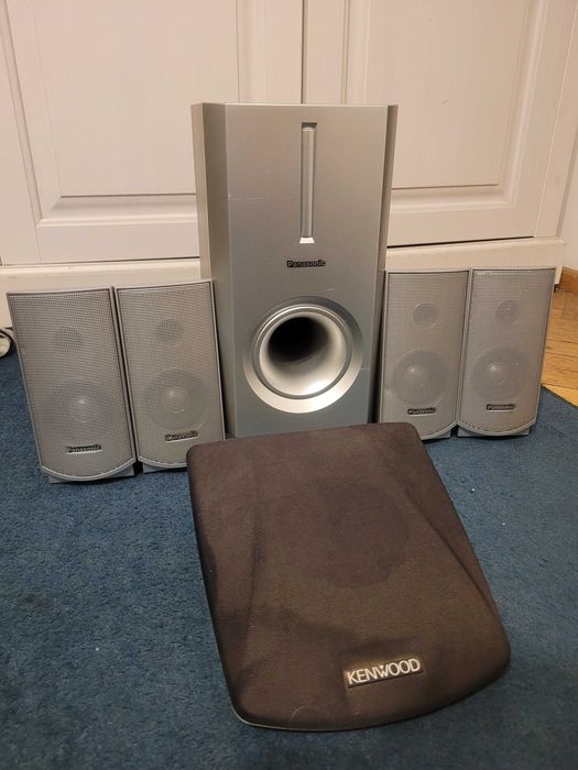 Japonskie kino domowe z osaki panasonic woofer SB-W335 oraz 4x SB-FS335 120W!