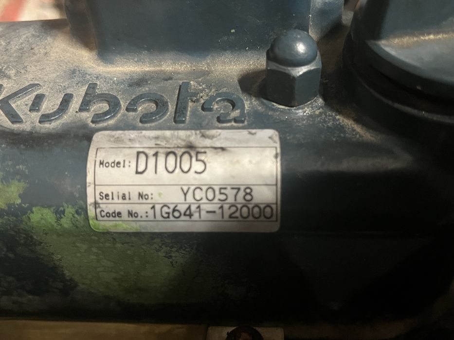 Silnik kubota d1005