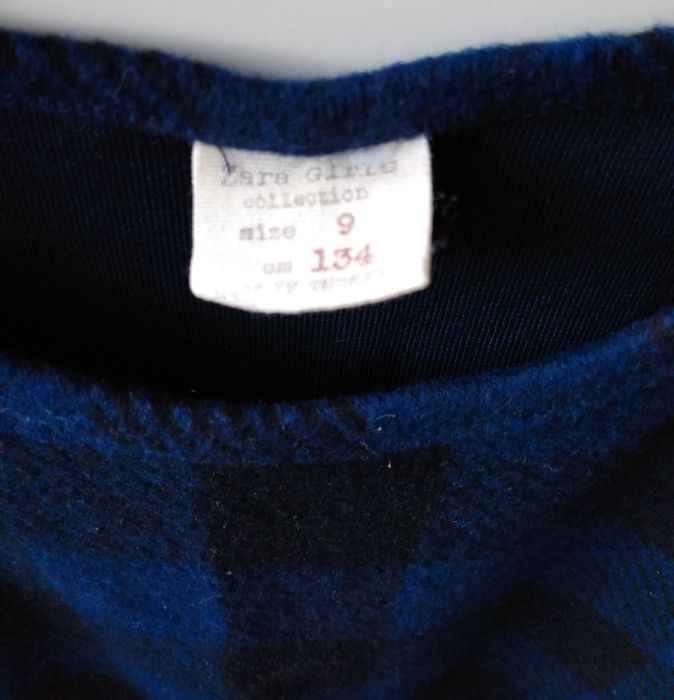 Bluzka w kratę Zara 134