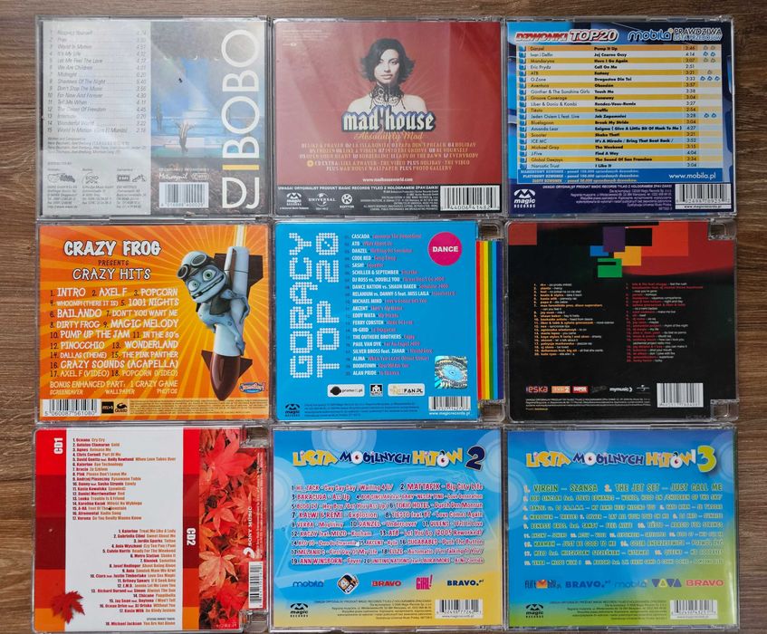 14 składanek muzyka lata 90 i 2000