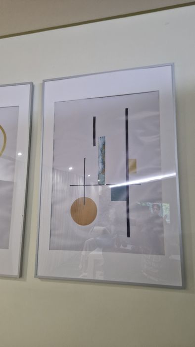 Trio de quadros minimalista