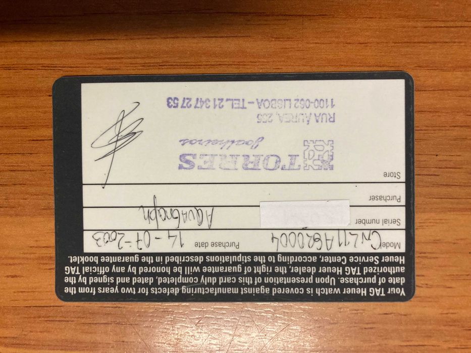 Relógio TAG Aquagraph 500m Diver