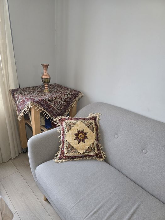 Artesanato Persa Ghalamkar – Almofadas, Almofada Grande, Xale e Toalha