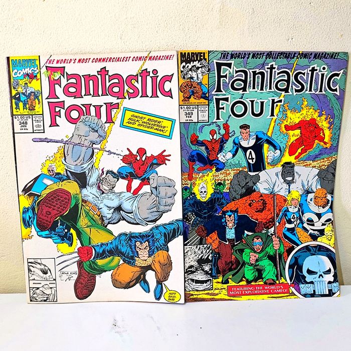 Fantastic Four #348 & 349