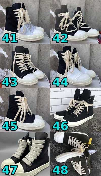 КРАЩА ЯКІСТЬ‼️ Кросівки Rick Owens Ramones, рамони, рики 36-47