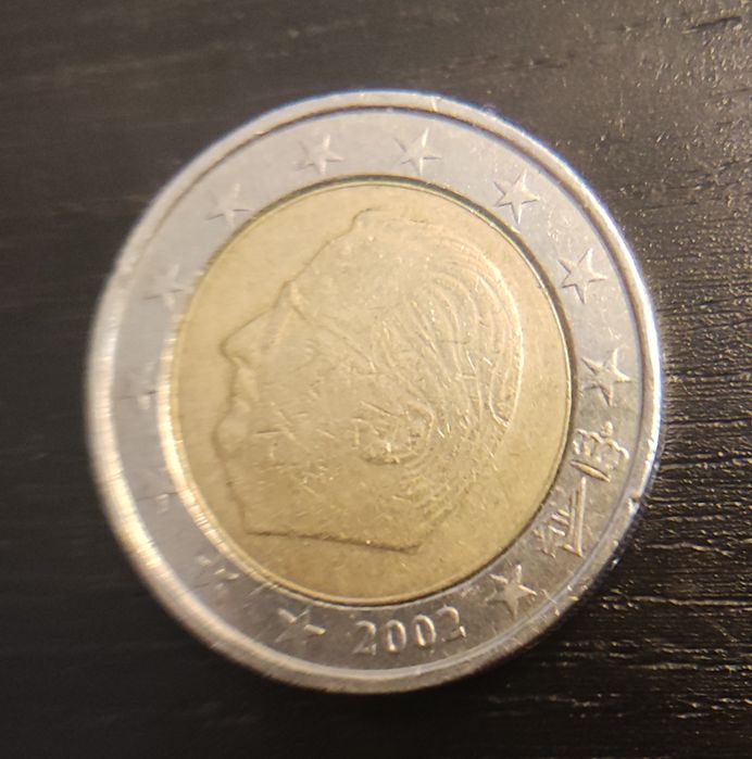 Moeda rara 2€ Bélgica 2000