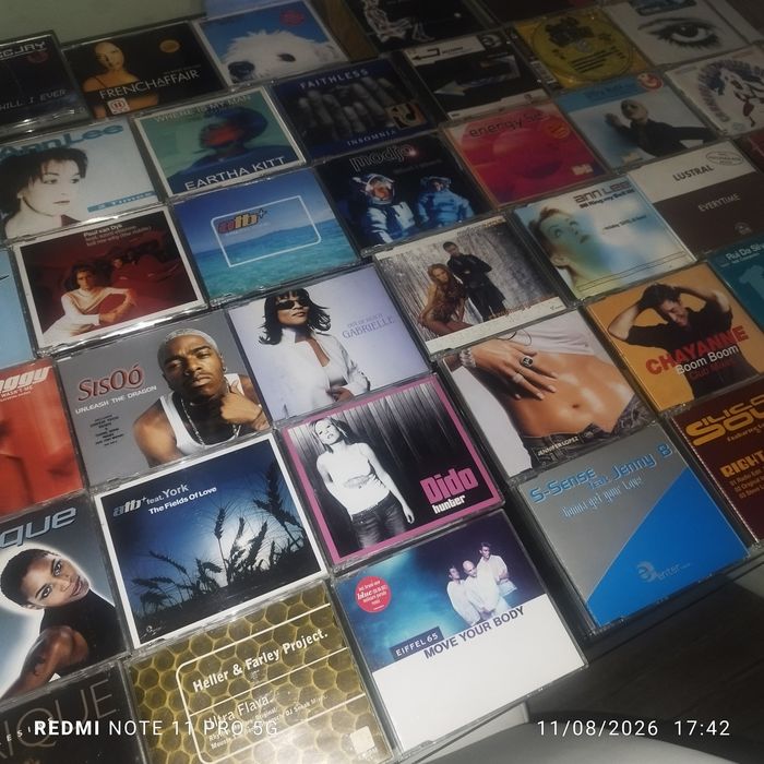 Discos clássicos CDs e singles