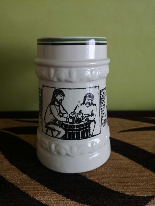 Kufel okolicznościowy Barbórka 1985 Sławniowice