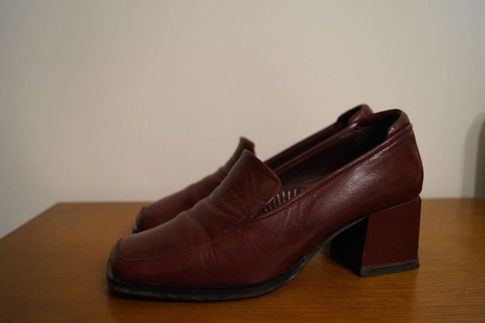 Sapatos Retro Bordeaux