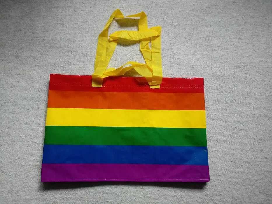 Torba IKEA Storstomma Wielobarwna 71L Duża Solidna MOCNA 2szt.komplet