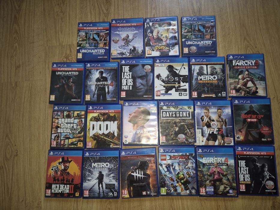 Gry dla PS4/ps5 w dobrym stanie