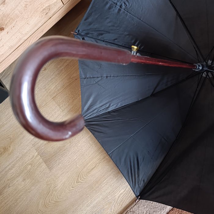 Nowy parasol czarny, długi, automatycznym