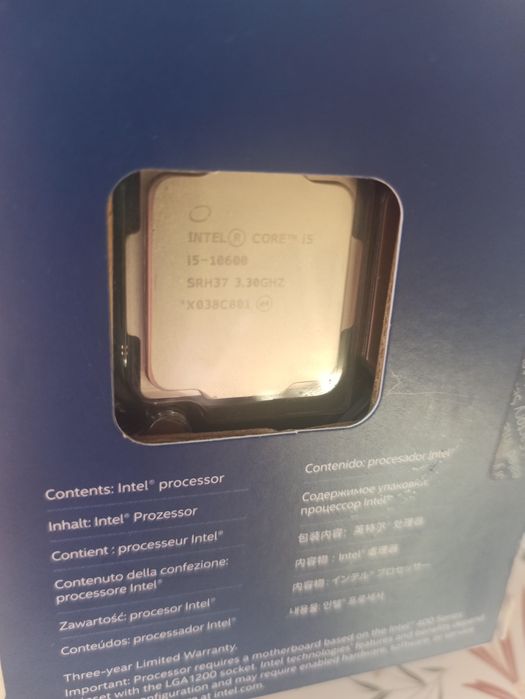 Процесор intel I5 10600