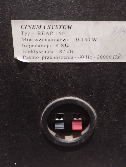 Kolumny głośnikowe Cinema System