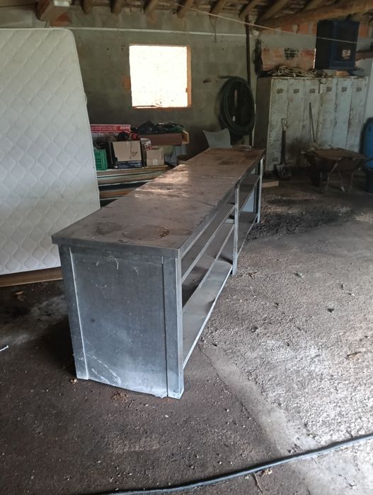 Vendo bancada de inox