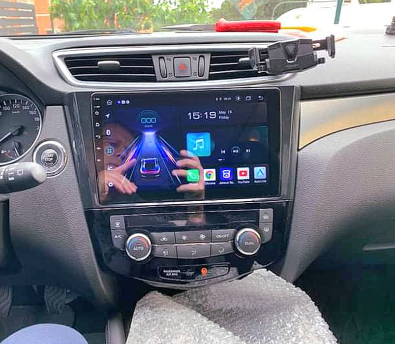 Rádio Android 14 com GPS Nissan Qashqai J11 (Artigo Novo)