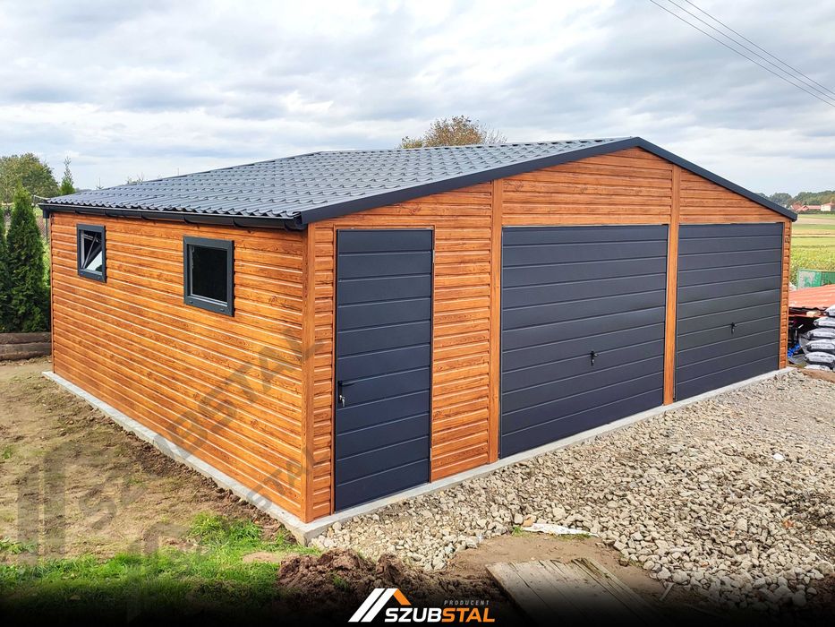 Garaż blaszany 6x5 6x5,80 6x6 PRODUCENT seria Premium Line