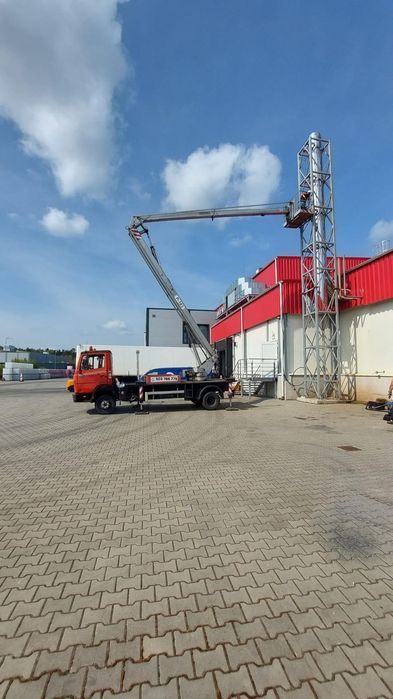 Usługi podnośnikiem koszowym