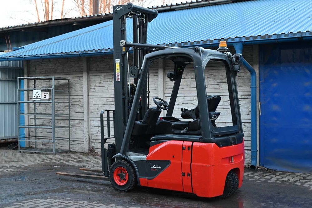 Wózek widłowy Linde E14-02 Triplex 607 cm 2017 rok  5700mth FHP 465