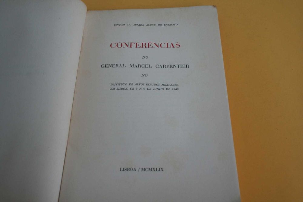 [] Conferências do General Marcel Carpentier