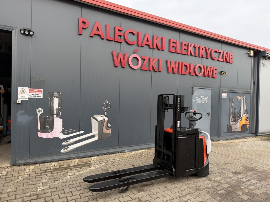 Paleciak elektryczny widły 160 cm Toyota BT Spe 200 DN 2016 r 210 cm