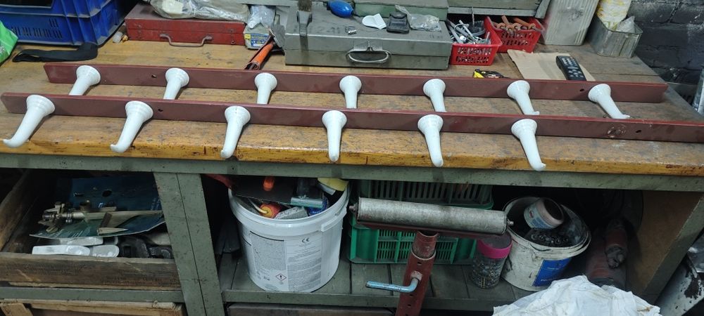 Haki wędliniarskie porcelana na mięso wędliny zabytek